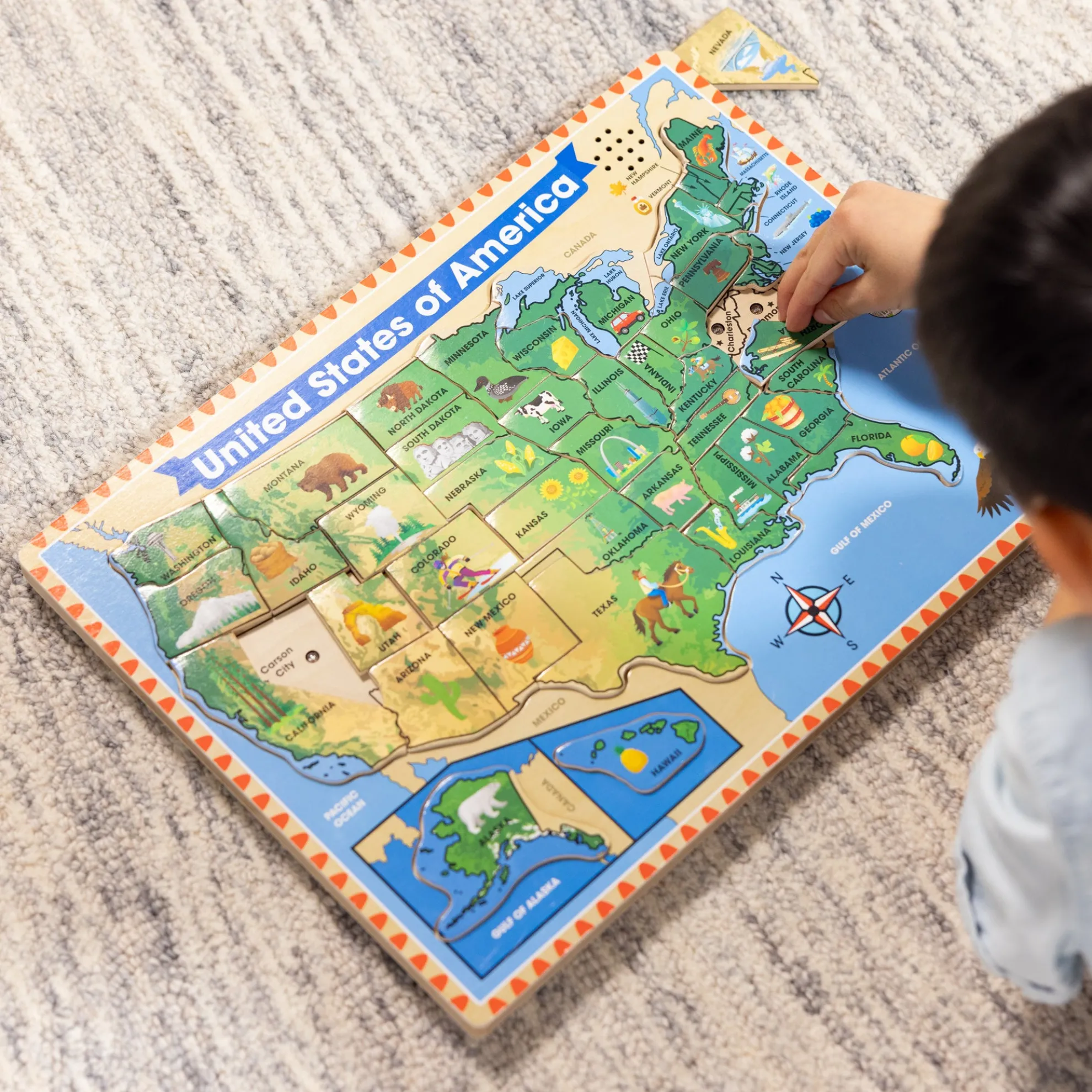 U.S.A. Sound Puzzle - 40 Pieces