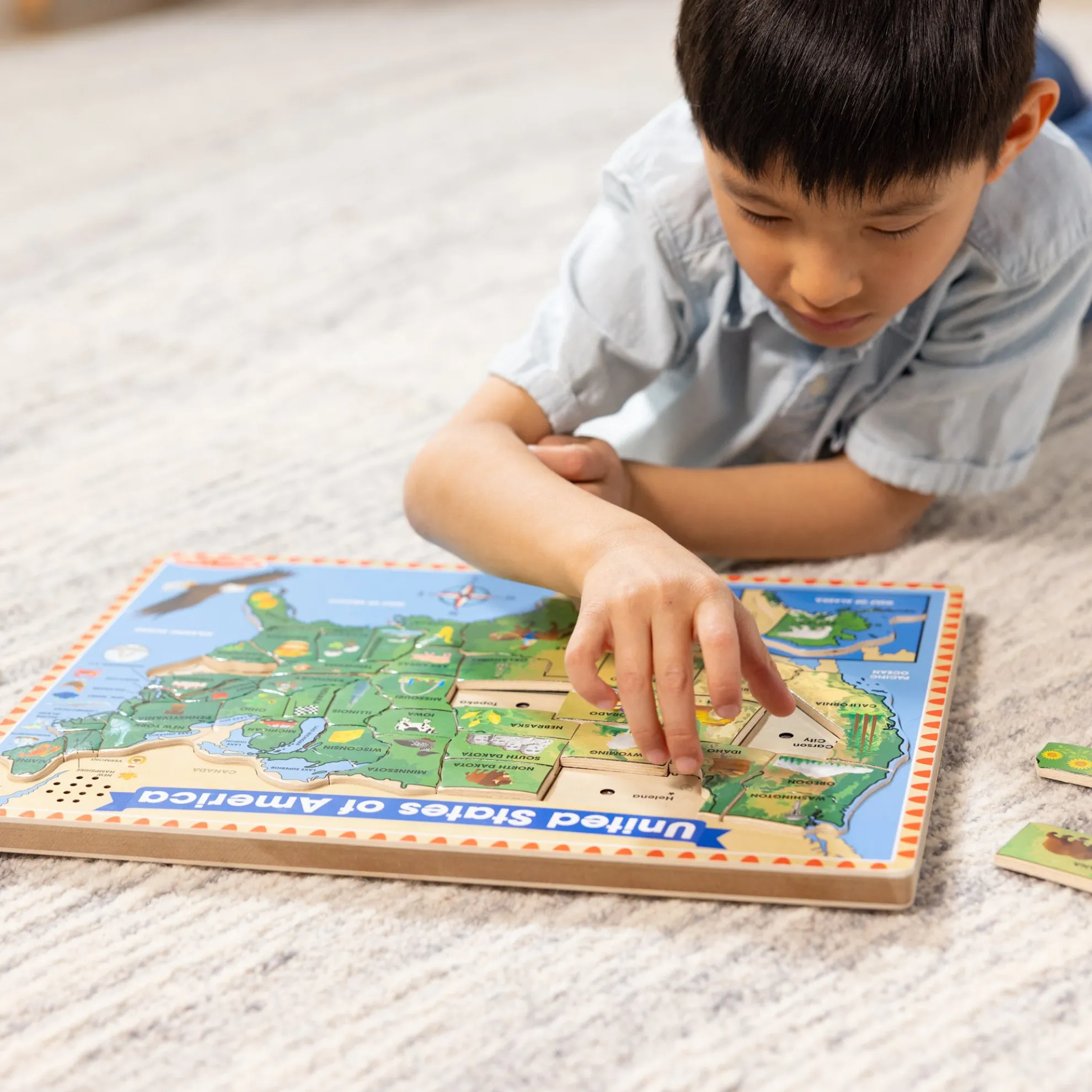 U.S.A. Sound Puzzle - 40 Pieces