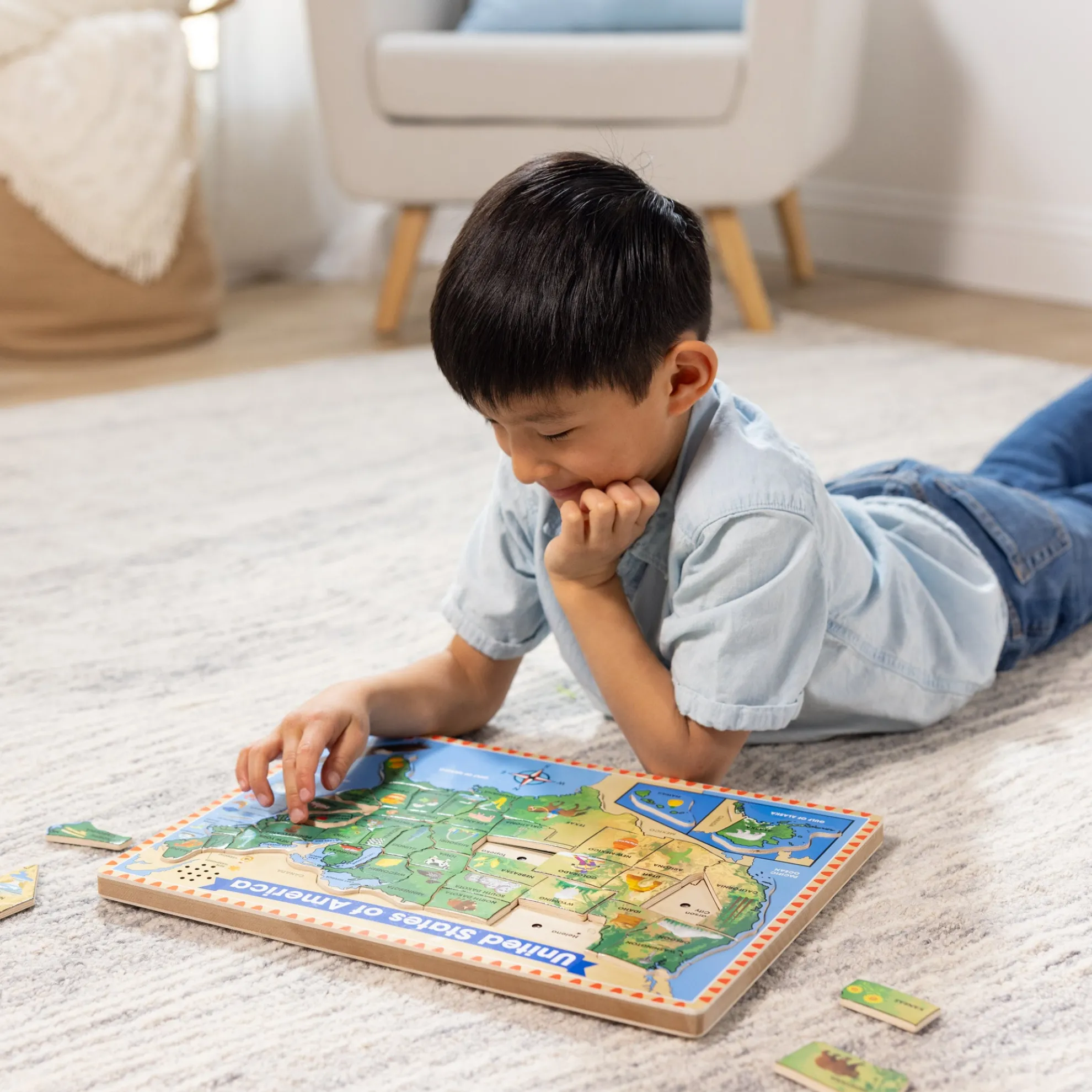 U.S.A. Sound Puzzle - 40 Pieces