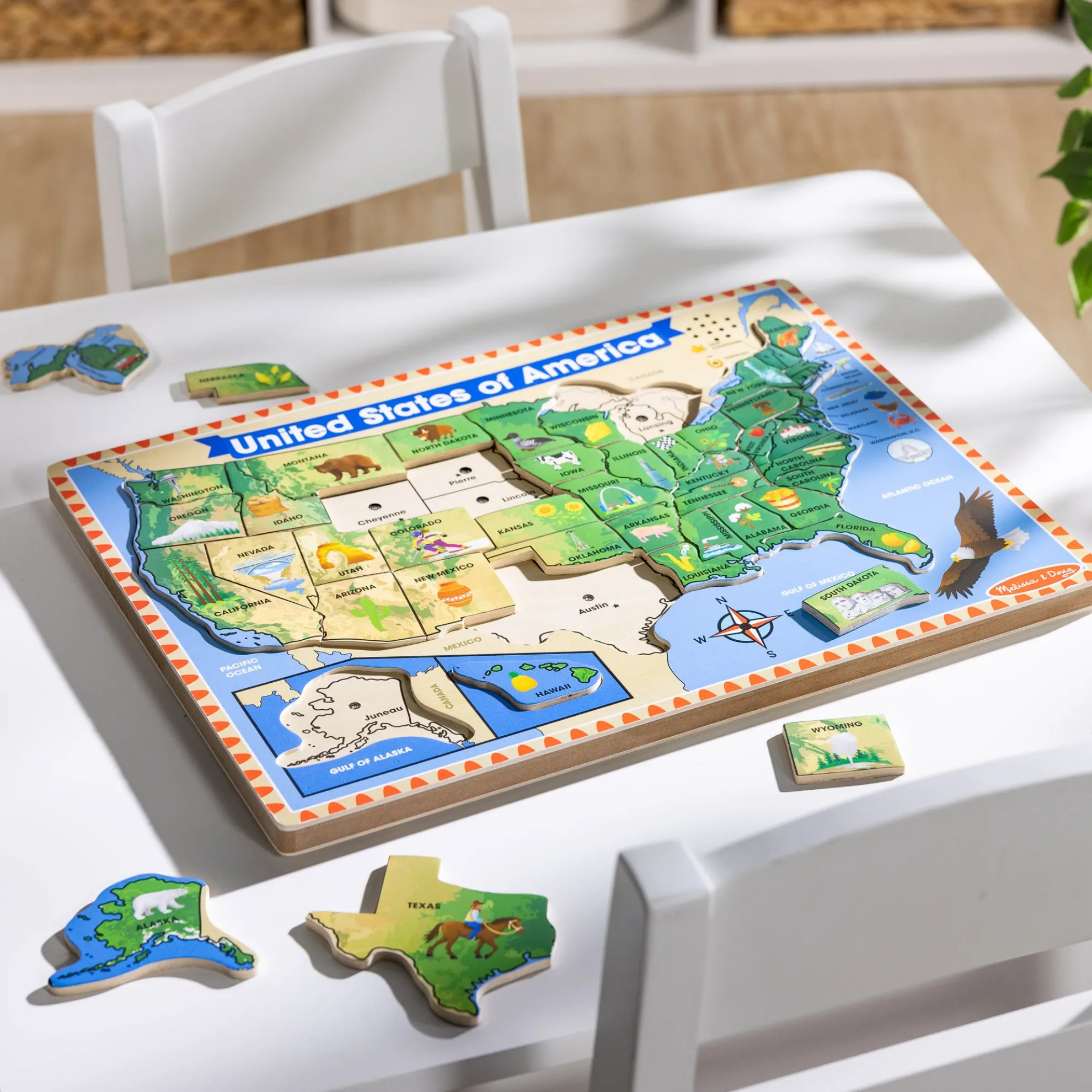 U.S.A. Sound Puzzle - 40 Pieces