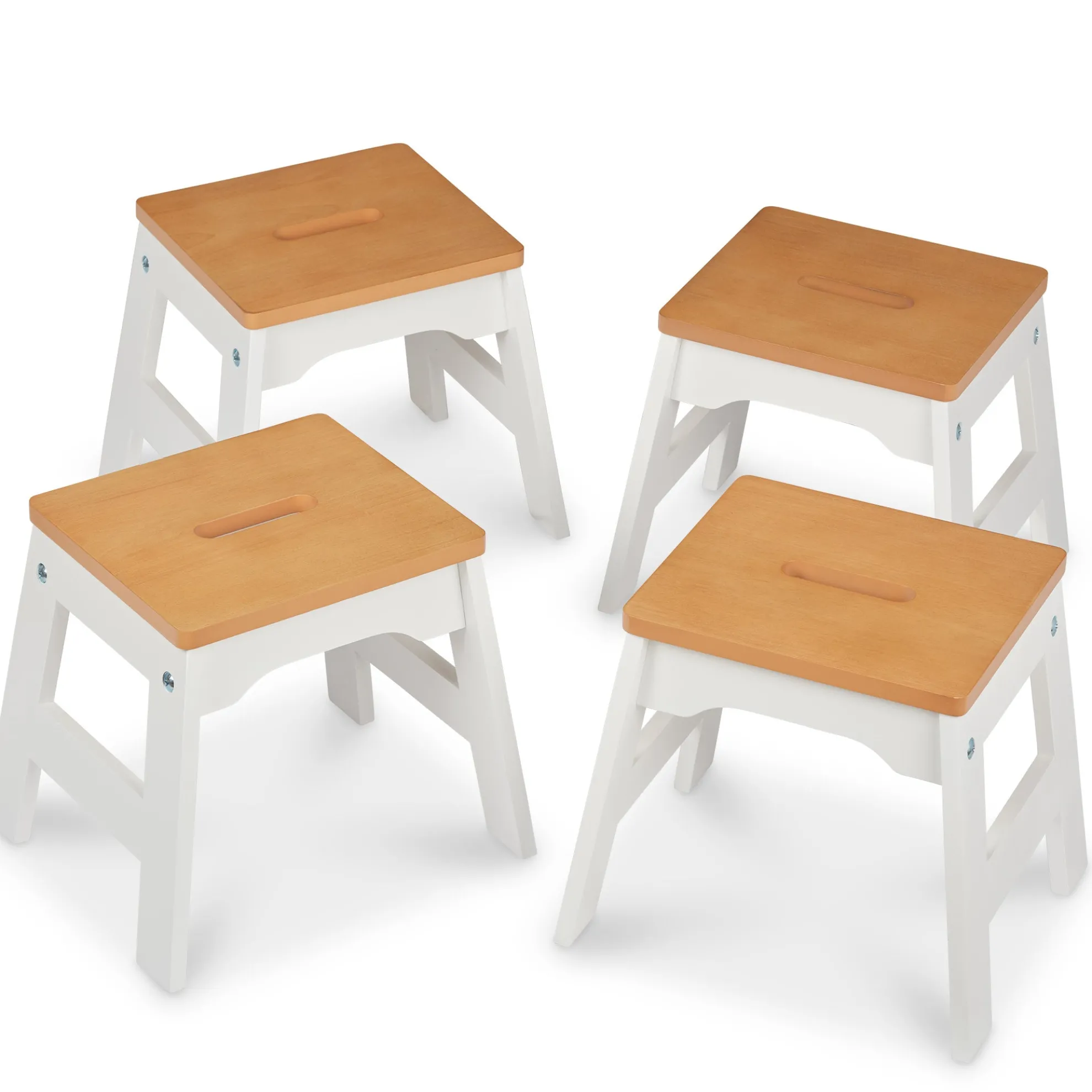 Wooden Stools – Set of 4